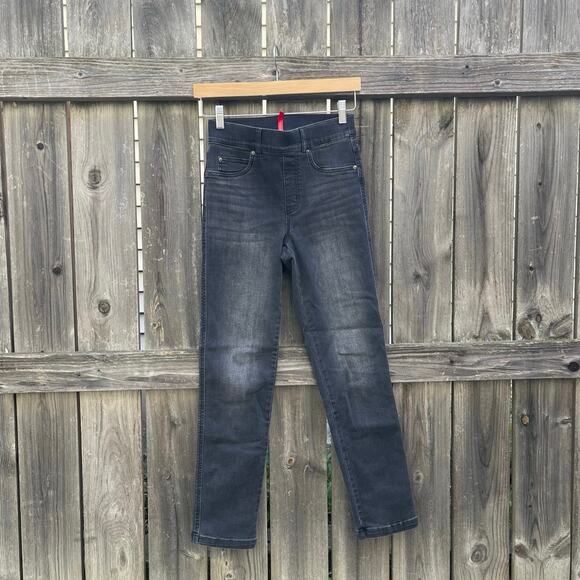 Spanx • Ankle Straight Leg Jeans Vintage Black - Picture 1 of 6